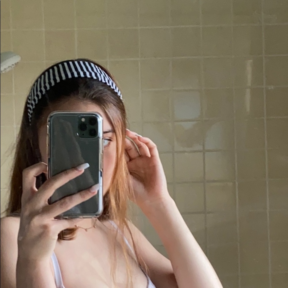 Striped Headband Elastic Hair Accessory
